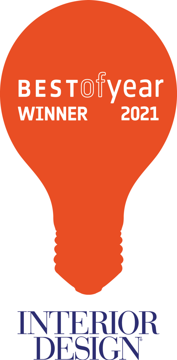 WINNER INTERIOR DESIGN MAGAZINE`s BEST OF YEAR 2021 AWARDS